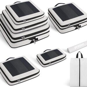 8 Set/6 Set/4 Set Compression Packing Cubes for Travel, Lightweight Vacation Tra
